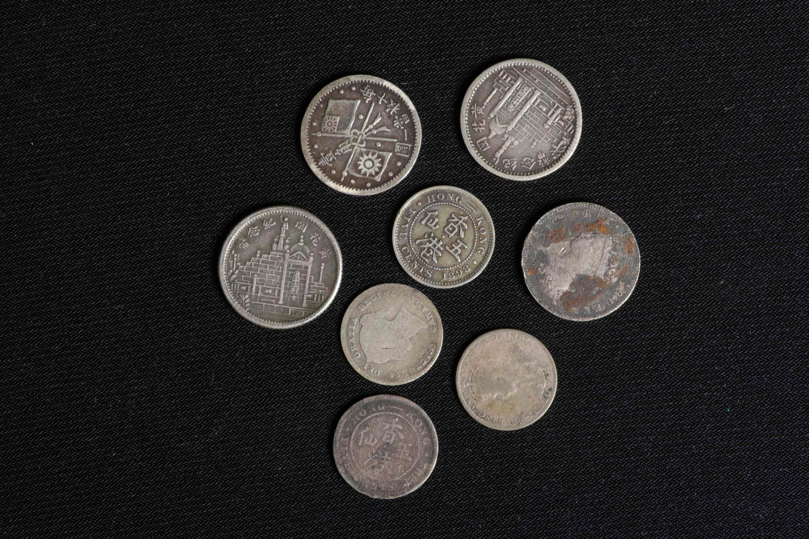 7 Silver Coins from Various Countries (1 of 3)
