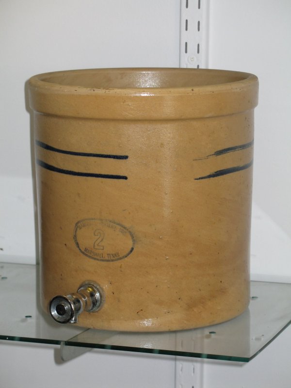 18 MARSHALL POTTERY CROCK WATER DISPENSER
