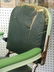 267: ANTIQUE KOCHS ROUND SEAT GREEN BARBER CHAIR - 6