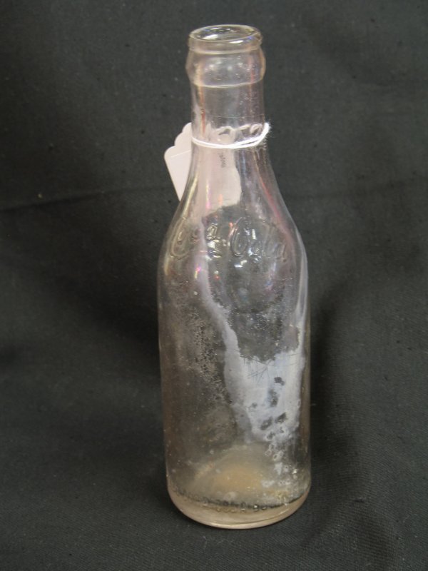 PRE 1915 COCA-COLA BOTTLE WACO, TEXAS: Dug bottle, Straight sided, Good condition with minor chips