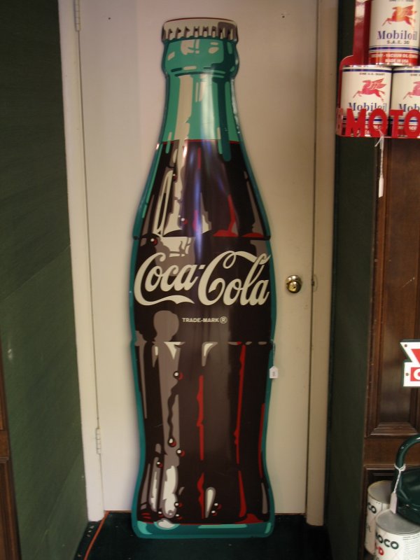 495 RARE NOS COCACOLA 6FT DIECUT BOTTLE SIGN Jul 29, 2006 Unique