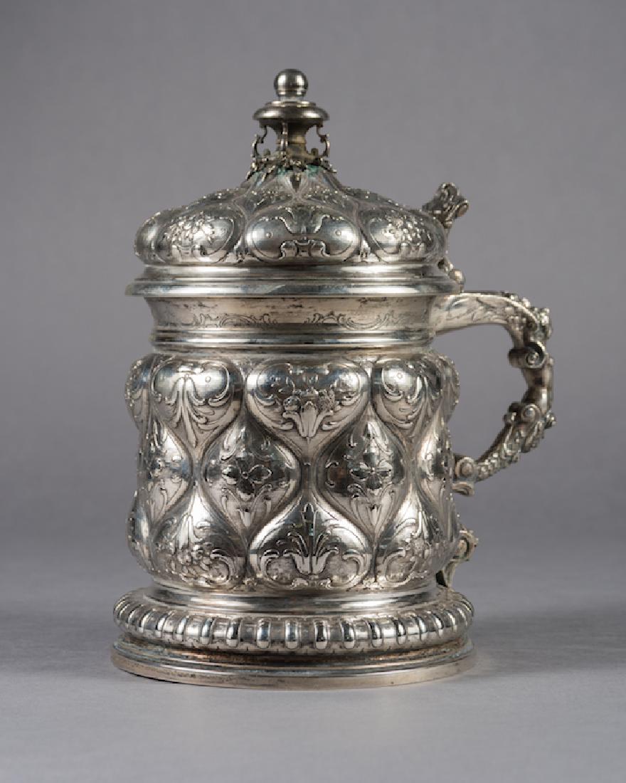German Sterling Silver Decorated Tankard Circa 1900 (1 of 10)