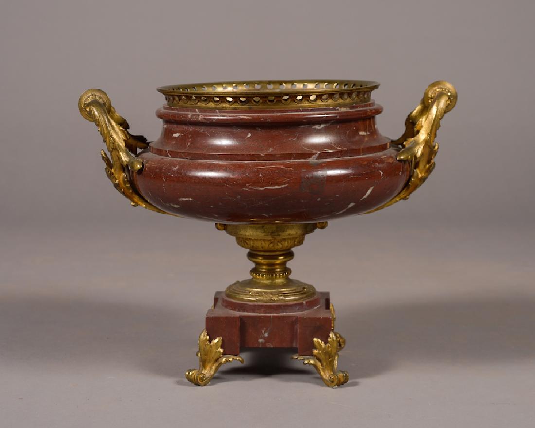 French Ormolu Mounted Rouge Marble Jardinière (1 of 5)