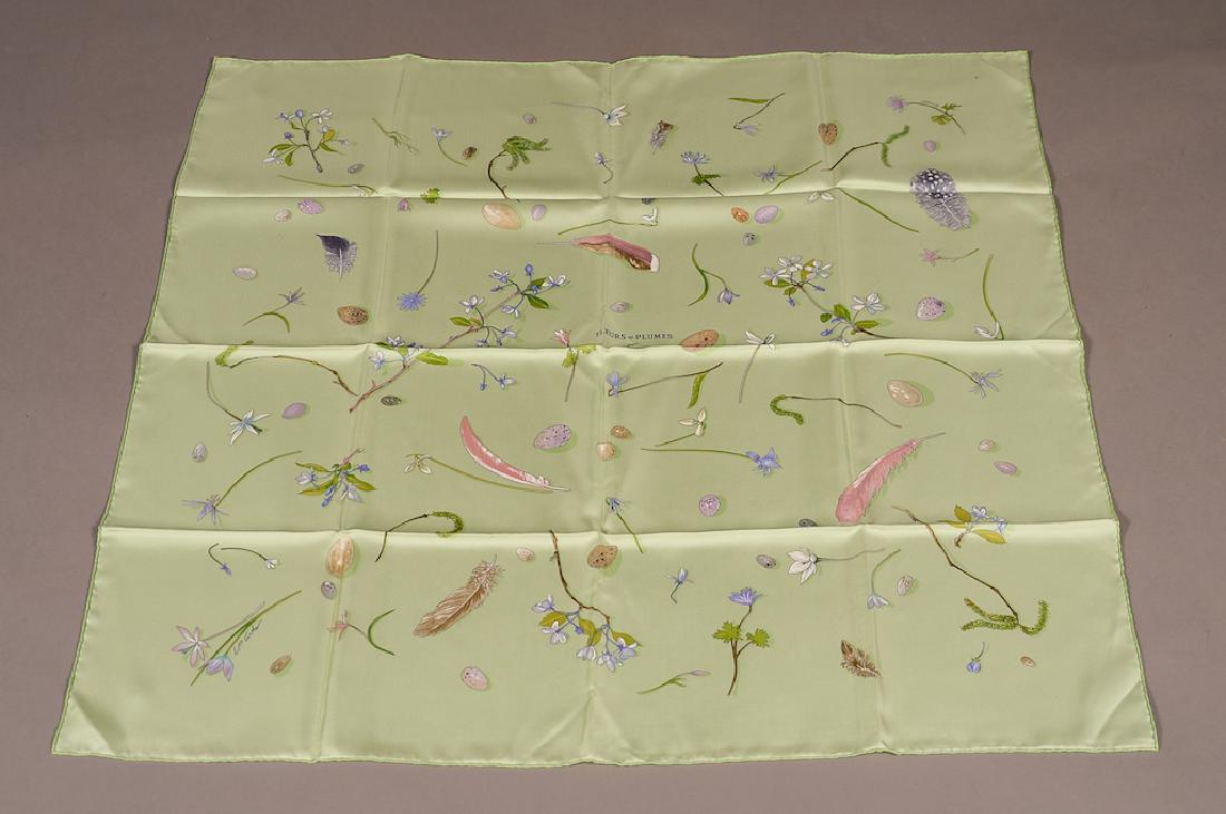 Authentic Hermes 100% silk scarf. Size: 35" x 35" (1 of 4)