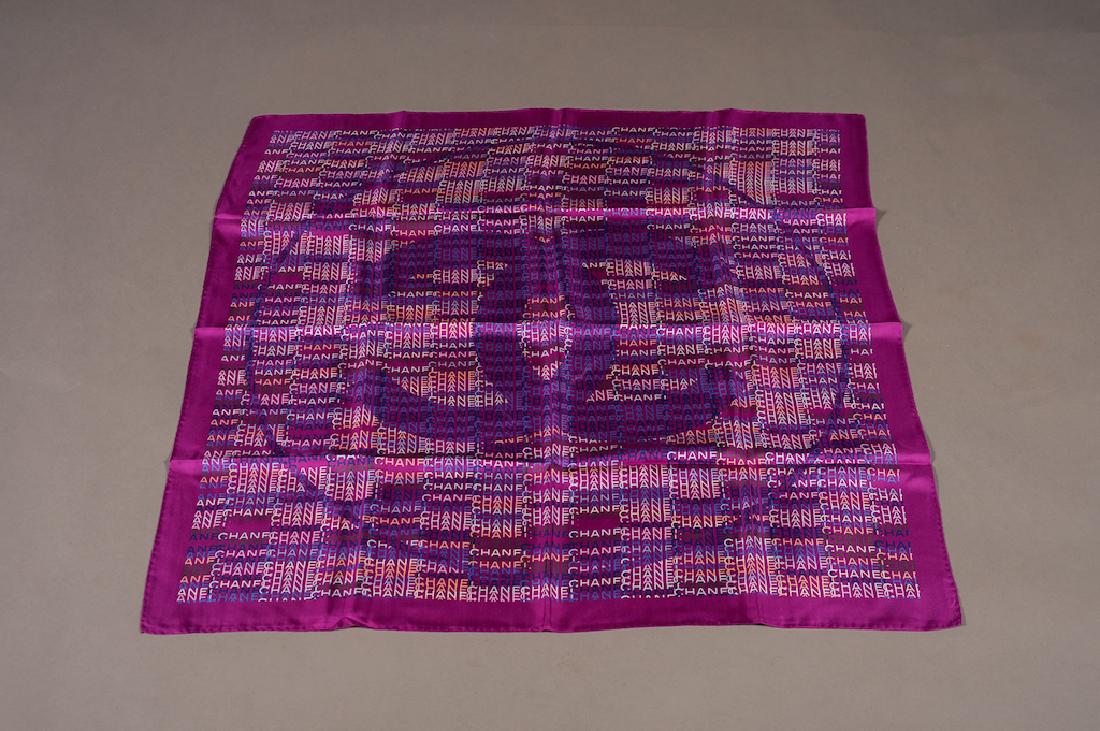 Authentic Chanel Scarf. 100% silk. (1 of 3)