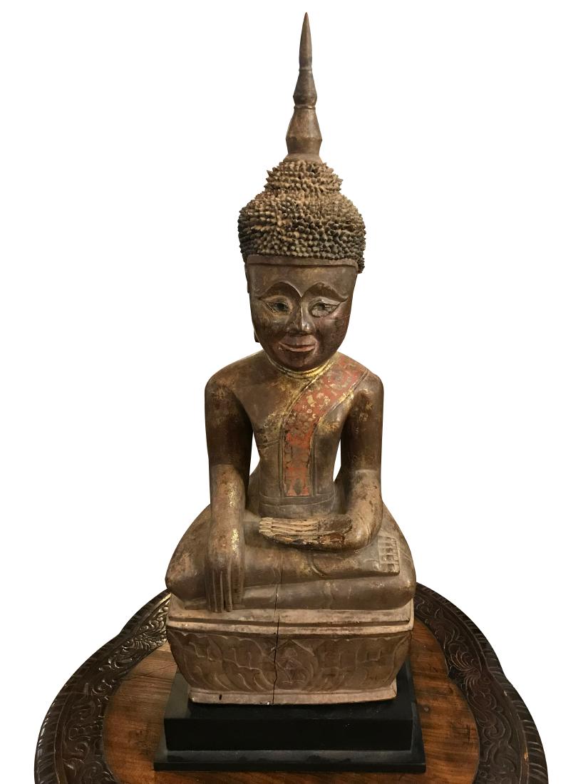 Hand Carved Thai Wood Buddha (1 of 9)