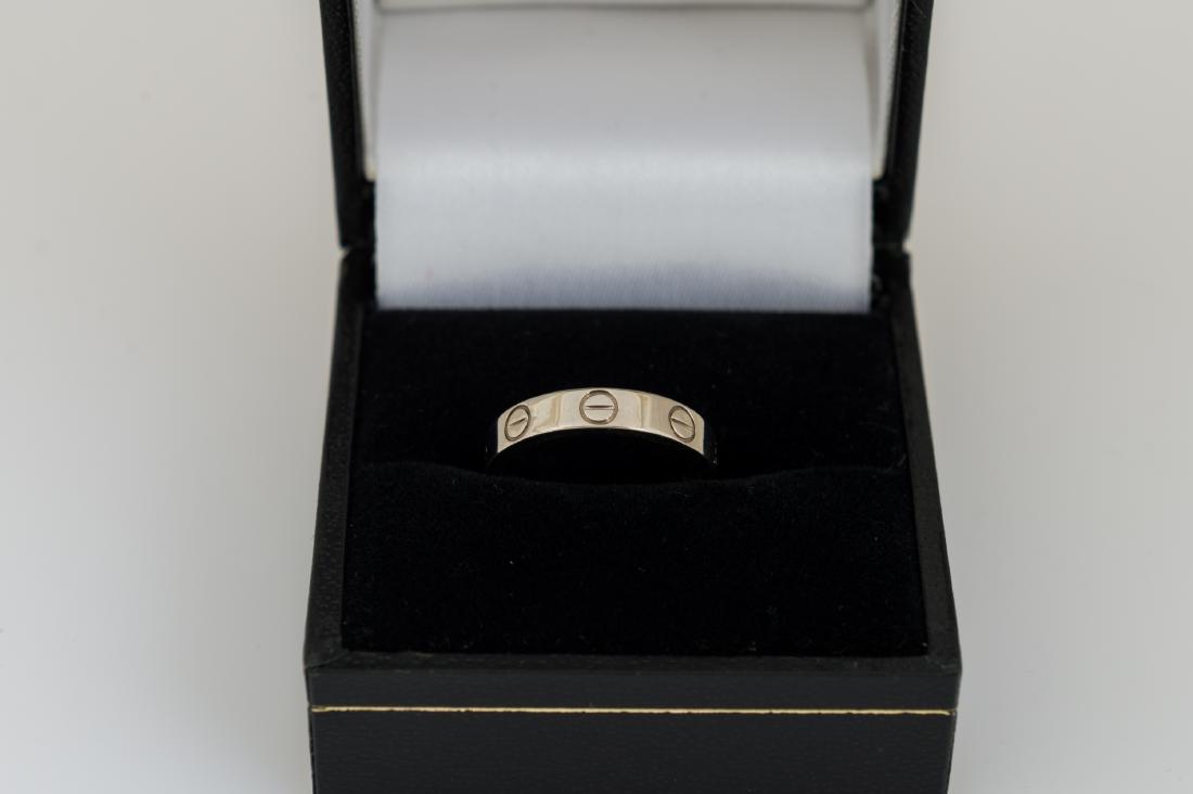 Cartier White Gold Love Ring  Size 4 (1 of 3)