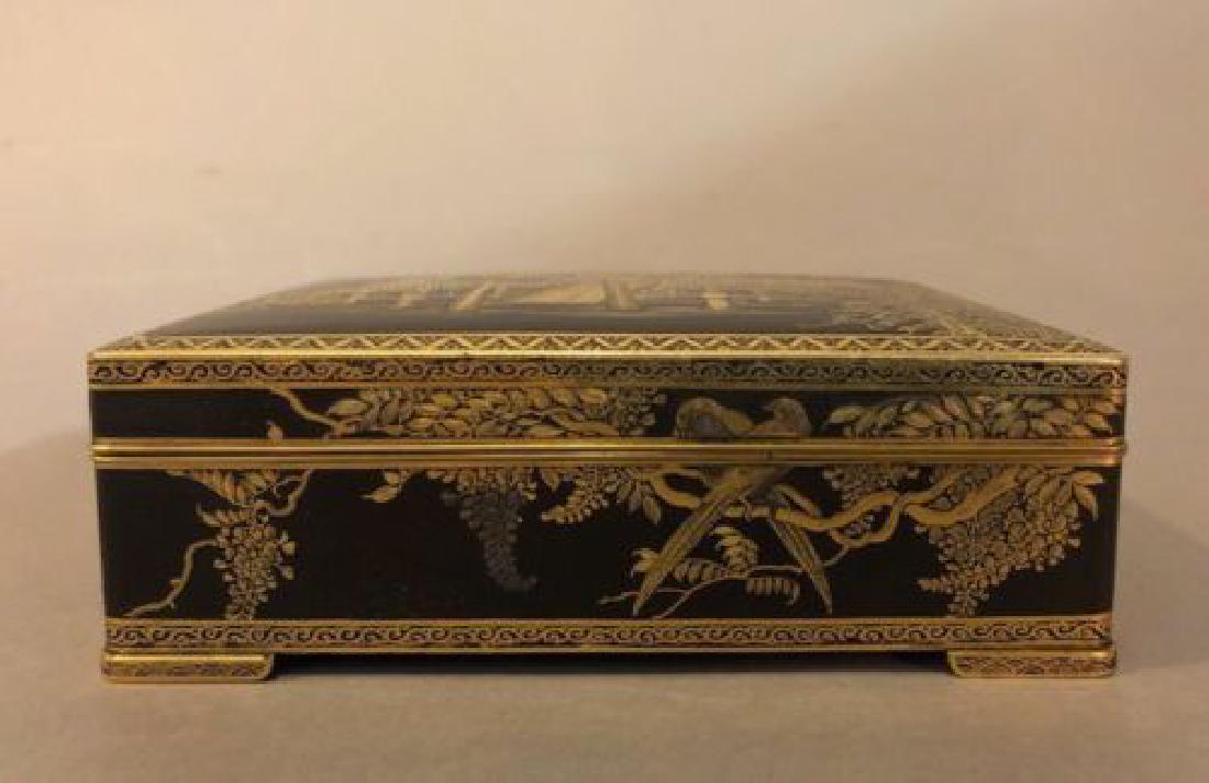 Japanese Gilt Bronze Decorated Box (1 of 7)