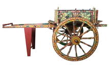 Large Italian Processional Donkey Cart