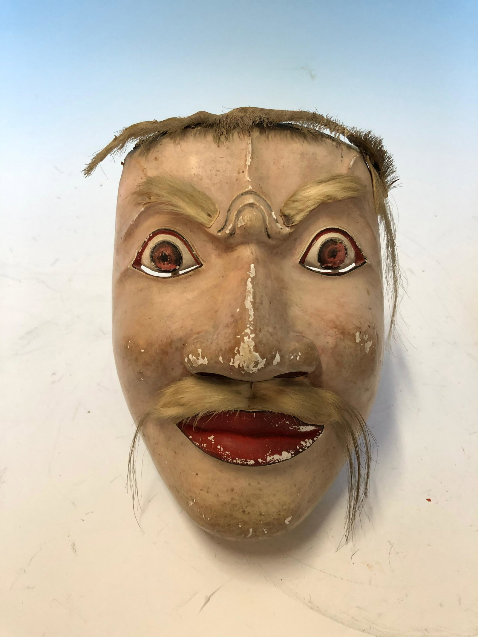 Indonesian Balinese Carved Mask: Indonesian Balinese Carved Mask, Approximate Dimensions: 7" x 6"