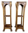 A Pair of Art Nouveau Pedestals