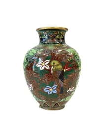 JAPANESE CLOISIONNE VASE, EARLY 20TH CENTURY