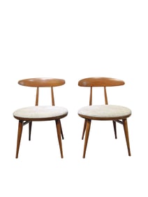 PAIR OF DANISH STYLE MODERN CHAIRS, 20TH CENTURY