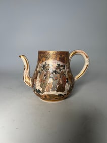 JAPANESE SATSUMA PORCELAIN POT