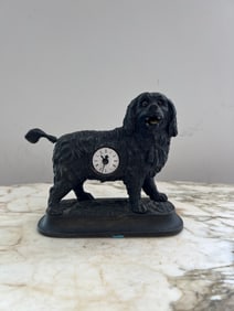 A Rare German Mechanical Clock in Form of a dog, Circa 1900