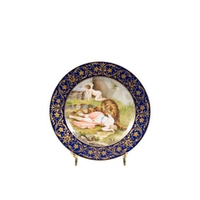 AUSTRIAN ROYAL VIENNA PORCELAIN PLATE