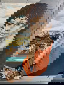 SERGE CLEMENT OIL ON CANVAS SIGNED