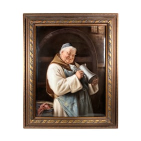 A BERLIN KPM RECTANGULAR PORCELAIN PLAQUE, CIRCA 1900