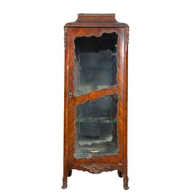 A FRENCH LOUIS XVI STYULE BRONZE MOUNTED VITRINE CABINET, CIRCA 1900