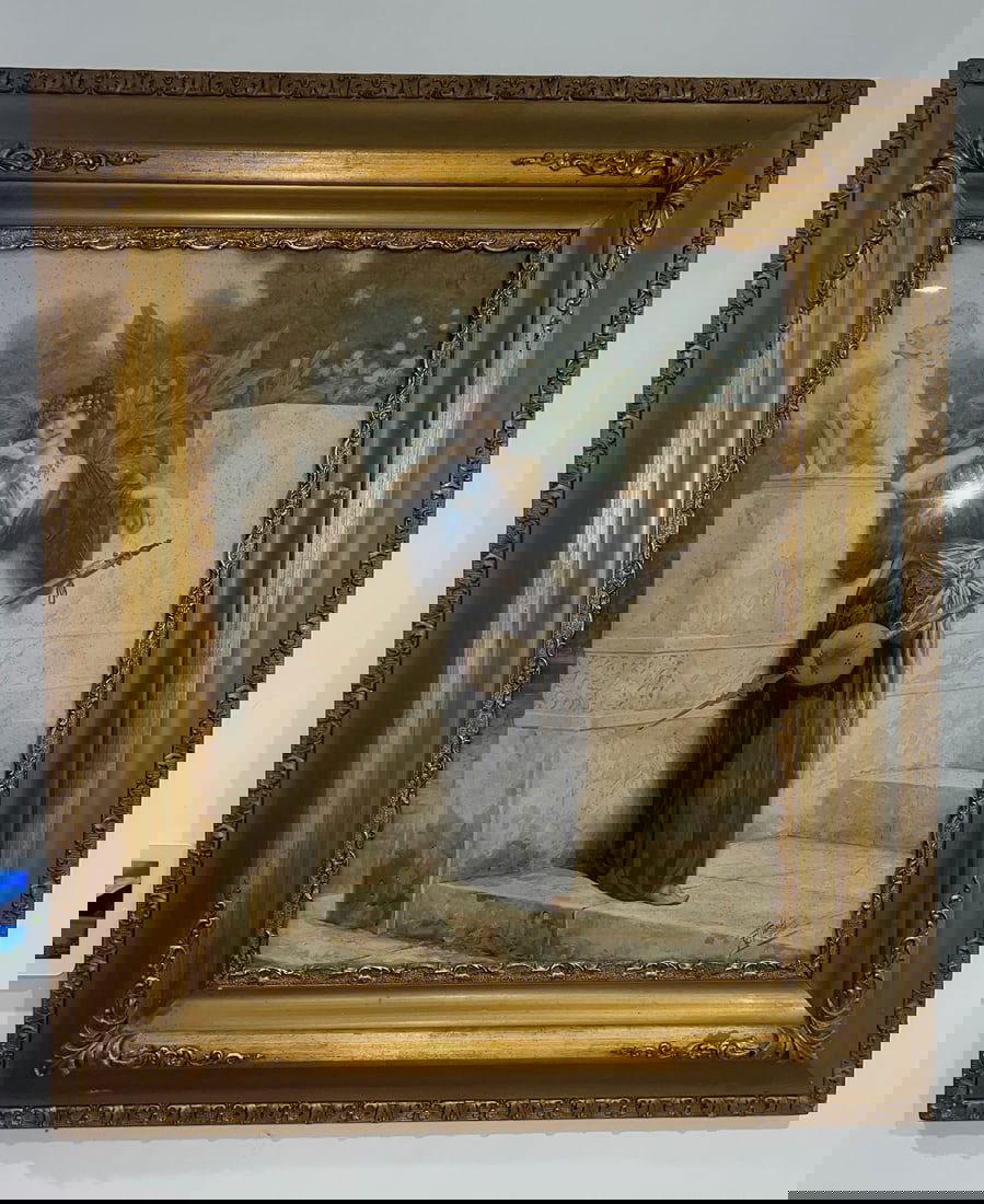 Italian Water Color Painting of an Orientalist, by E. Favoli Roma (1 of 5)