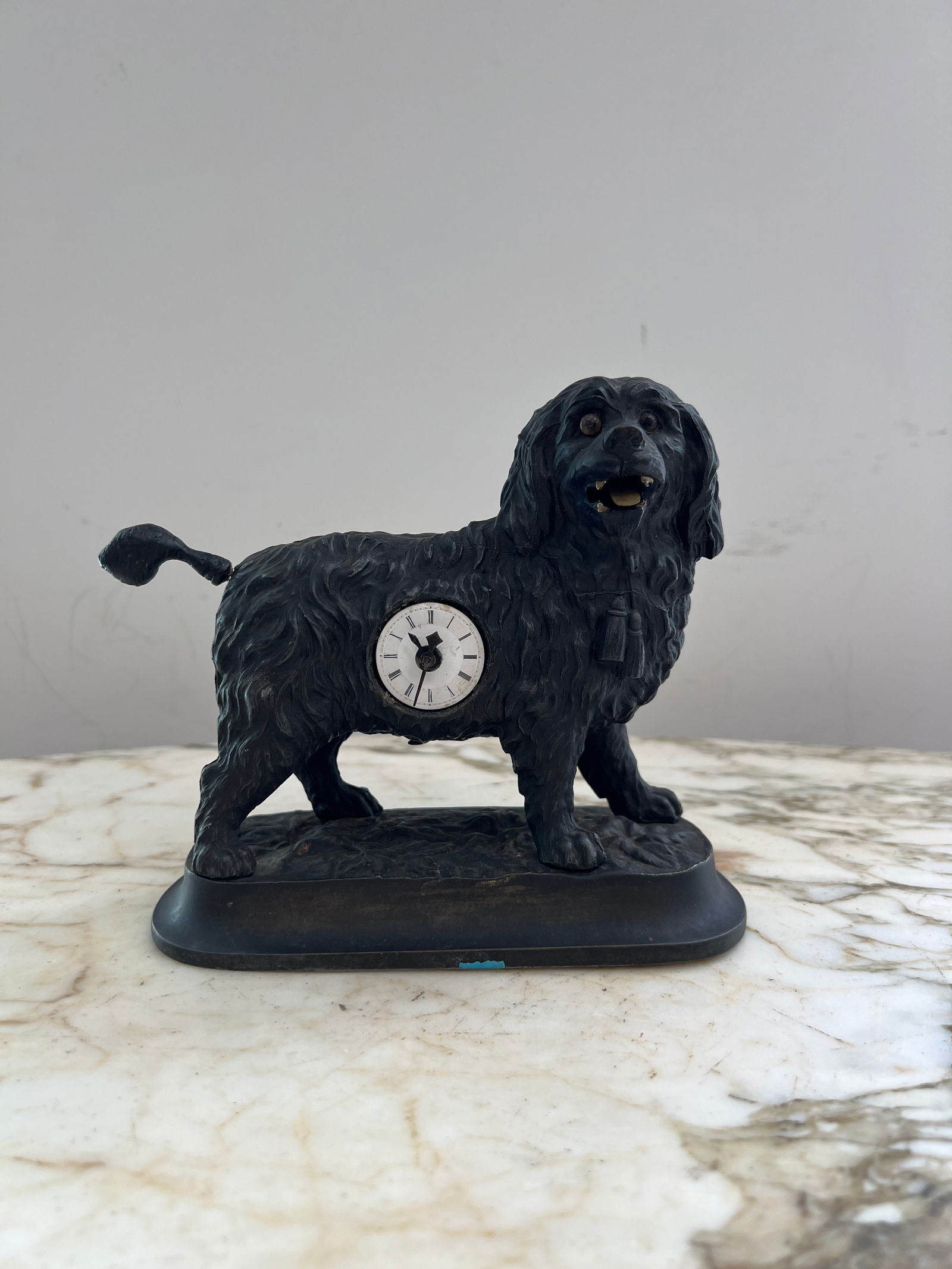 A Rare German Mechanical Clock in Form of a dog, Circa 1900 (1 of 7)