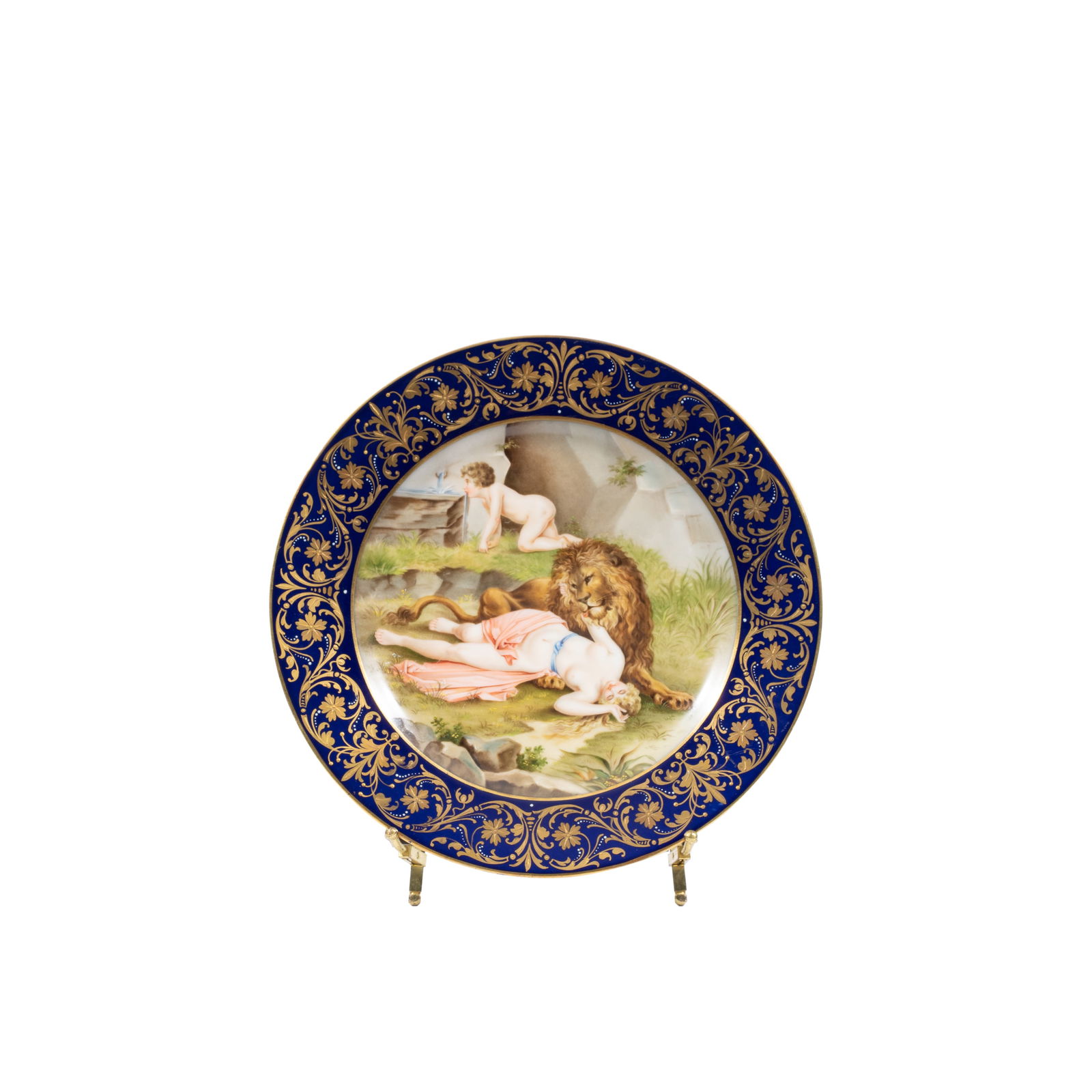 AUSTRIAN ROYAL VIENNA PORCELAIN PLATE (1 of 3)