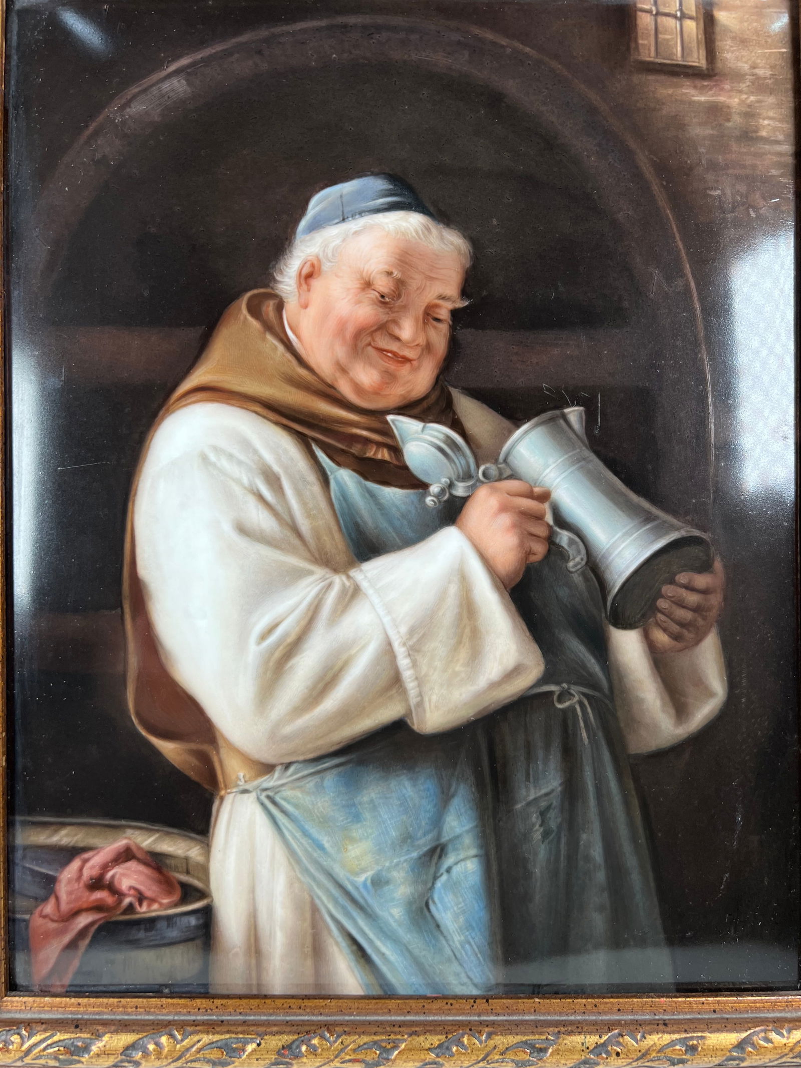 A BERLIN KPM RECTANGULAR PORCELAIN PLAQUE, CIRCA 1900 - 2