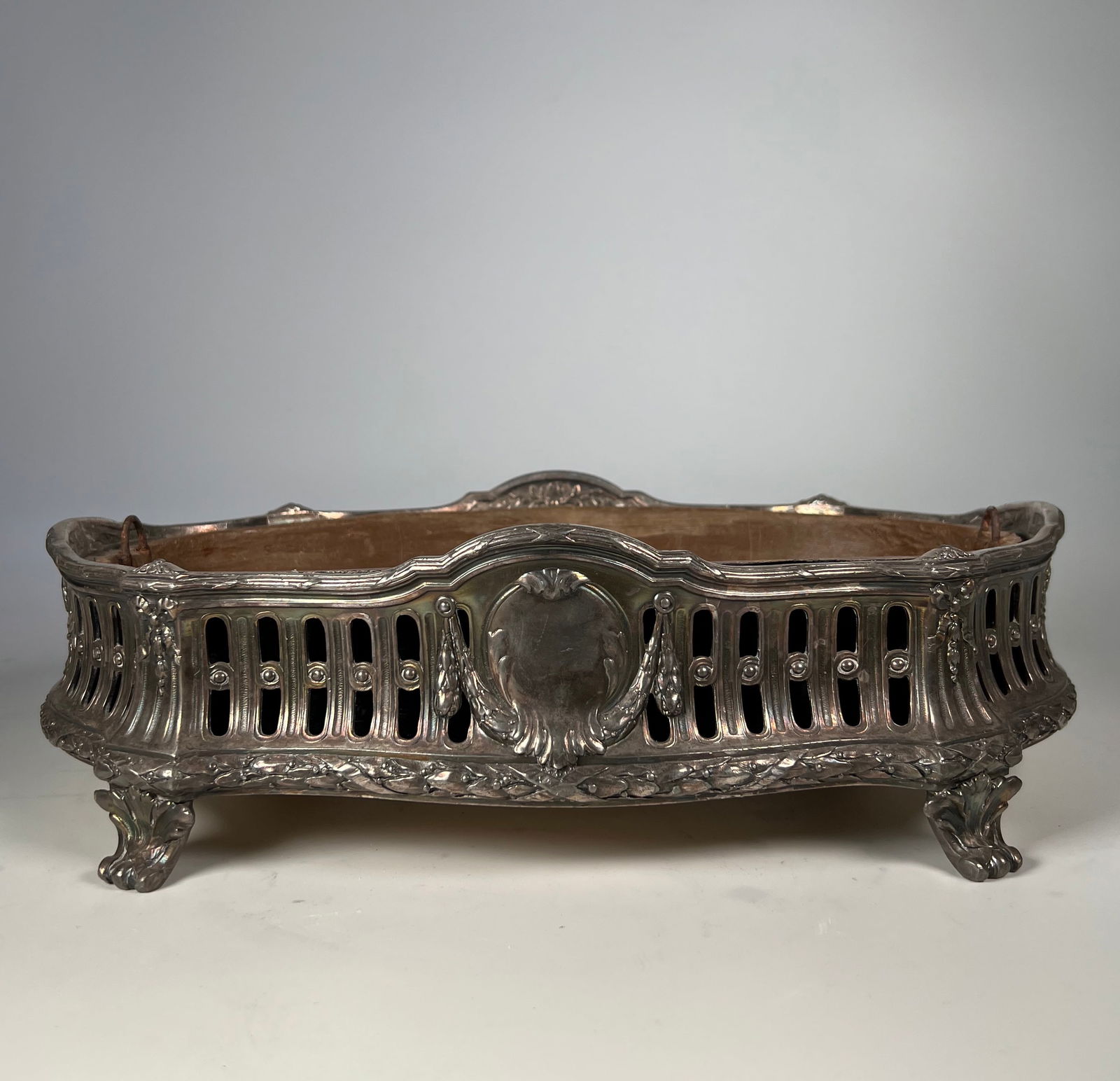 A PERUVIAN SILVER-PLATED CENTERPIECE by GALERIA ARTISTICA (1 of 6)