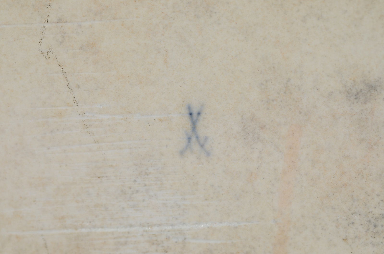 A LARGE RECTANGULAR MEISSEN PORCELAIN PLAQUE, 19TH CENTURY - 2