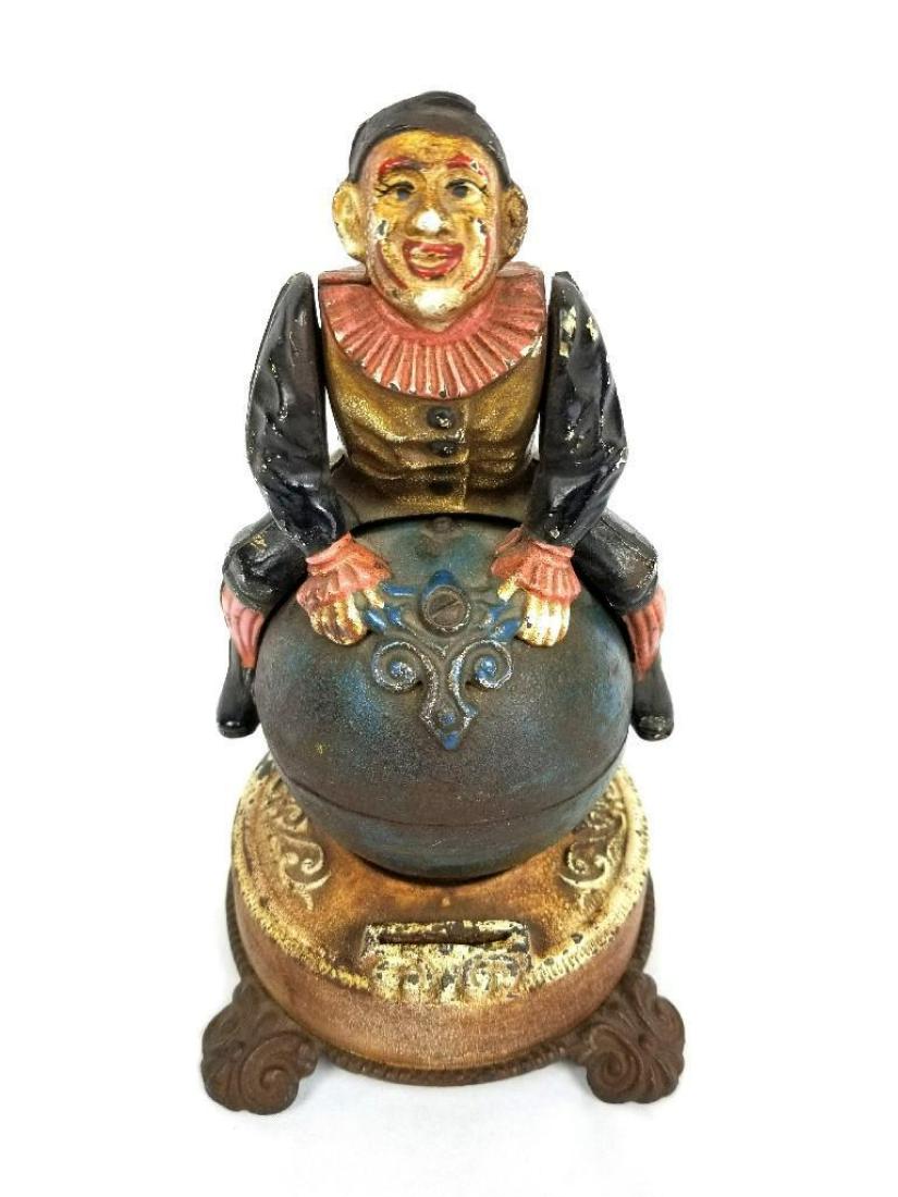 Clown on Globe Mechanical Bank (1 of 10)