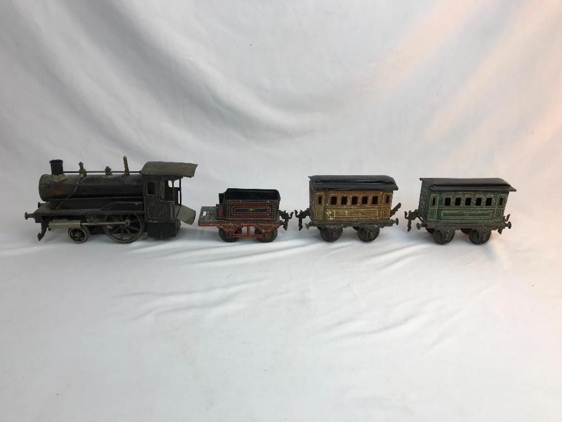 Marklin Tin Litho Stork Leg Steam Train (1 of 10)