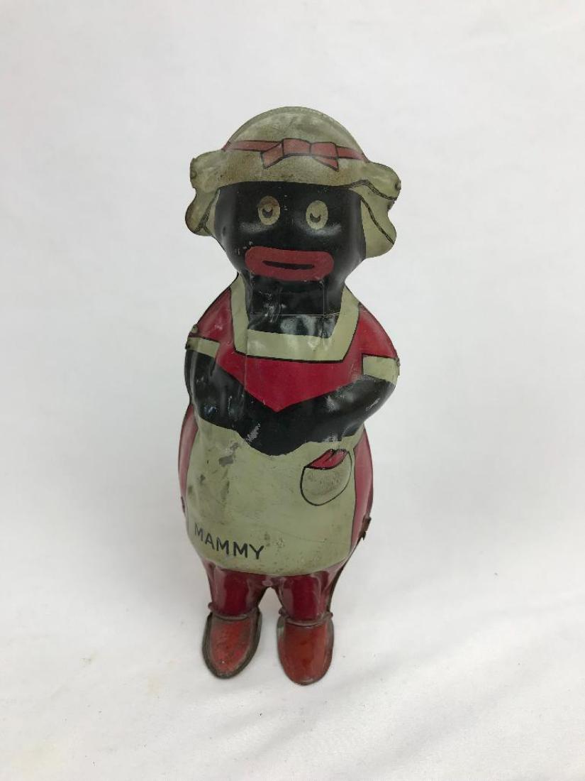 Wind Up Mammy: Wind up Tin Litho Mammy toy by Lindstrom USA. 7 3/4" H, works