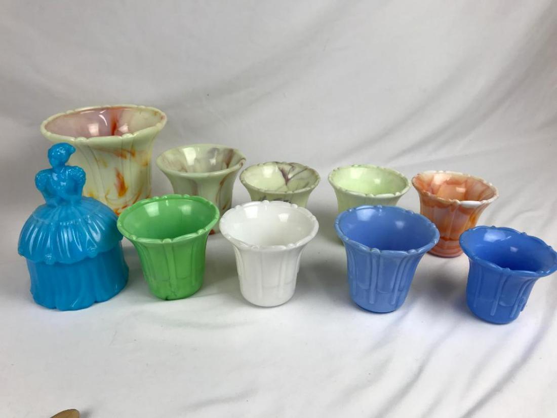 10 Akro Agate Items (1 of 5)