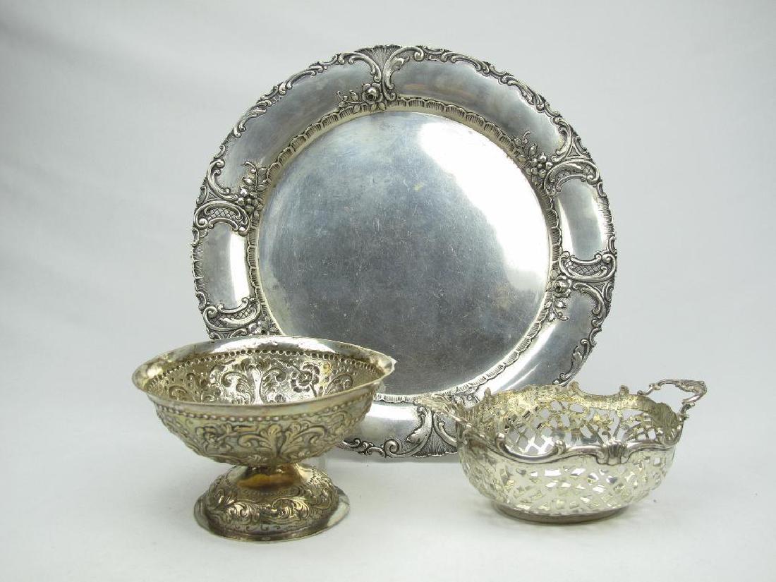 A Collection of 3 Holloware Pieces of Dutch Silver (1 of 7)