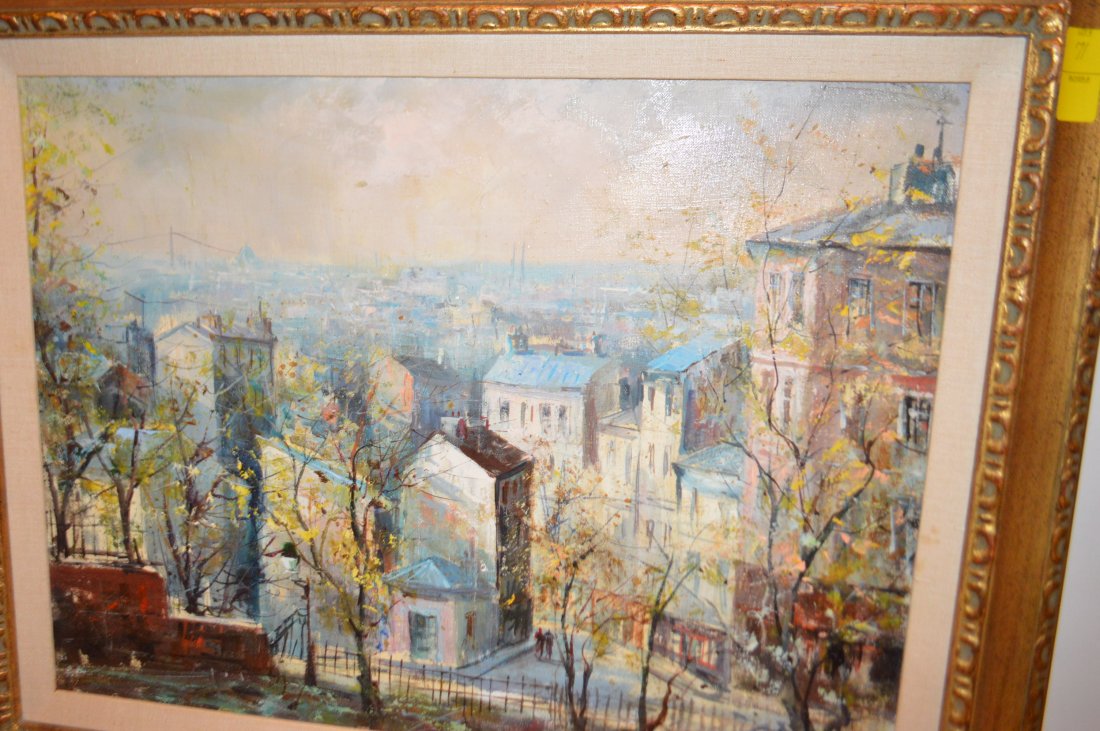 Lucien Delaruse Oil (1925-2011) on Canvas (1 of 2)