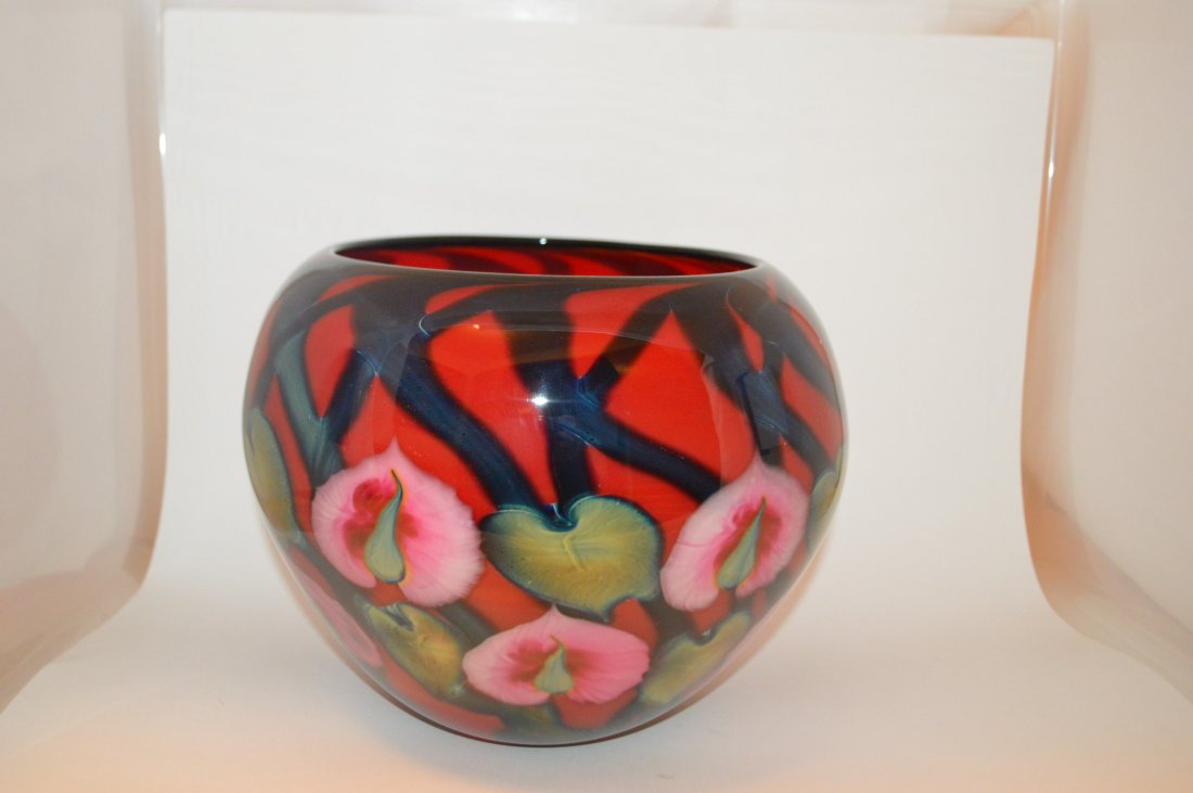 2003 Daniel Lotton Art Glass Bowl (1 of 3)