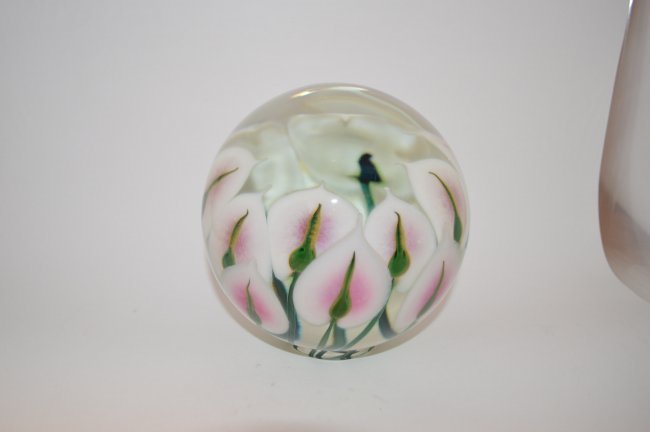 2007 Daniel Lotton Large Magnum Art Glass Paperweight (1 of 4)