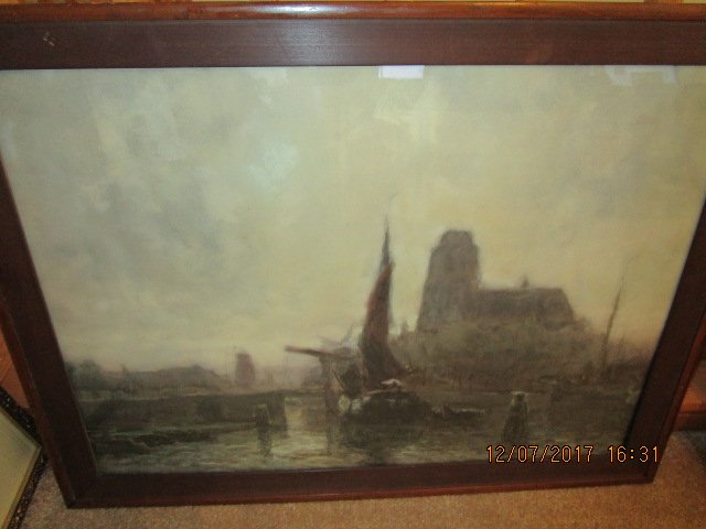 Arthur Feudel, 1857-1929, German/Amer, Watercolor (1 of 2)