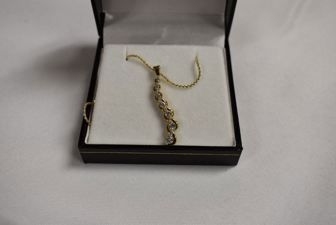 14K and Diamonds Necklace (1 of 3)