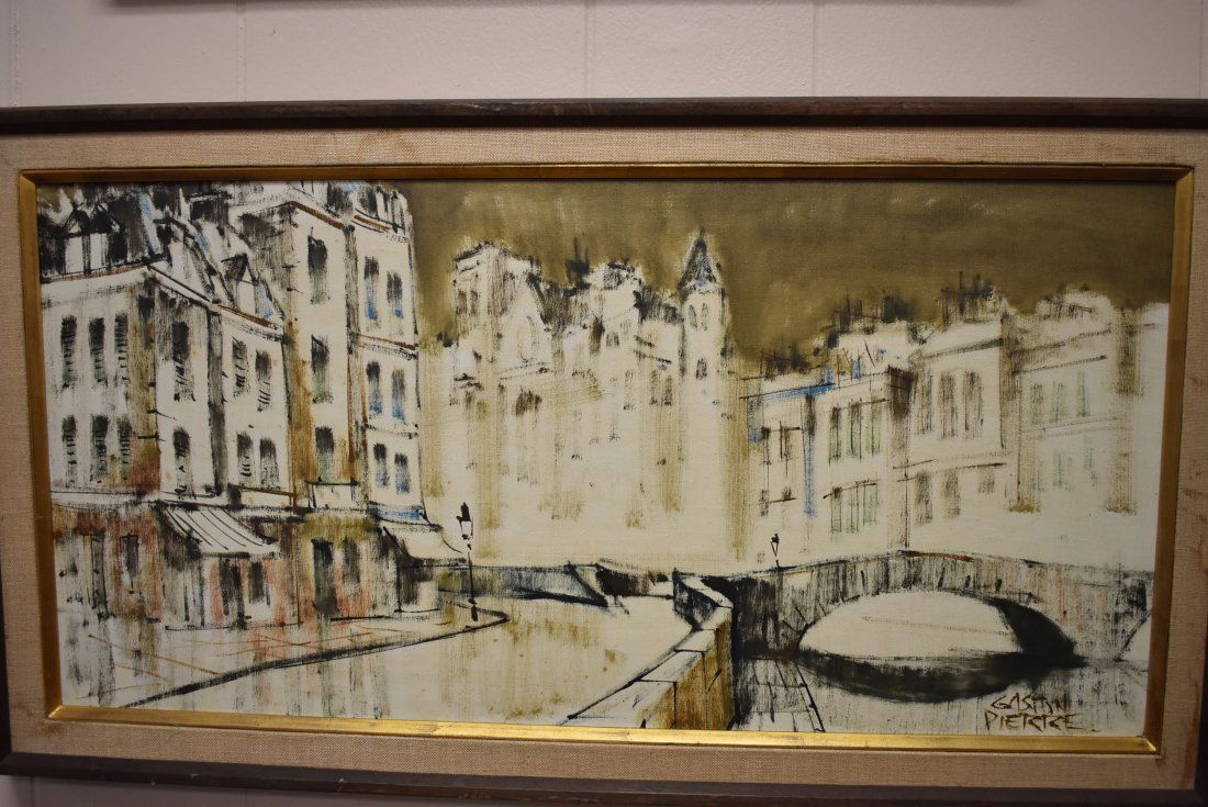 Gaston Pierre Oil on Canvas (1 of 2)