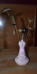 Gorgeous Antique Hat Pin Holder w 8 Pins - 2