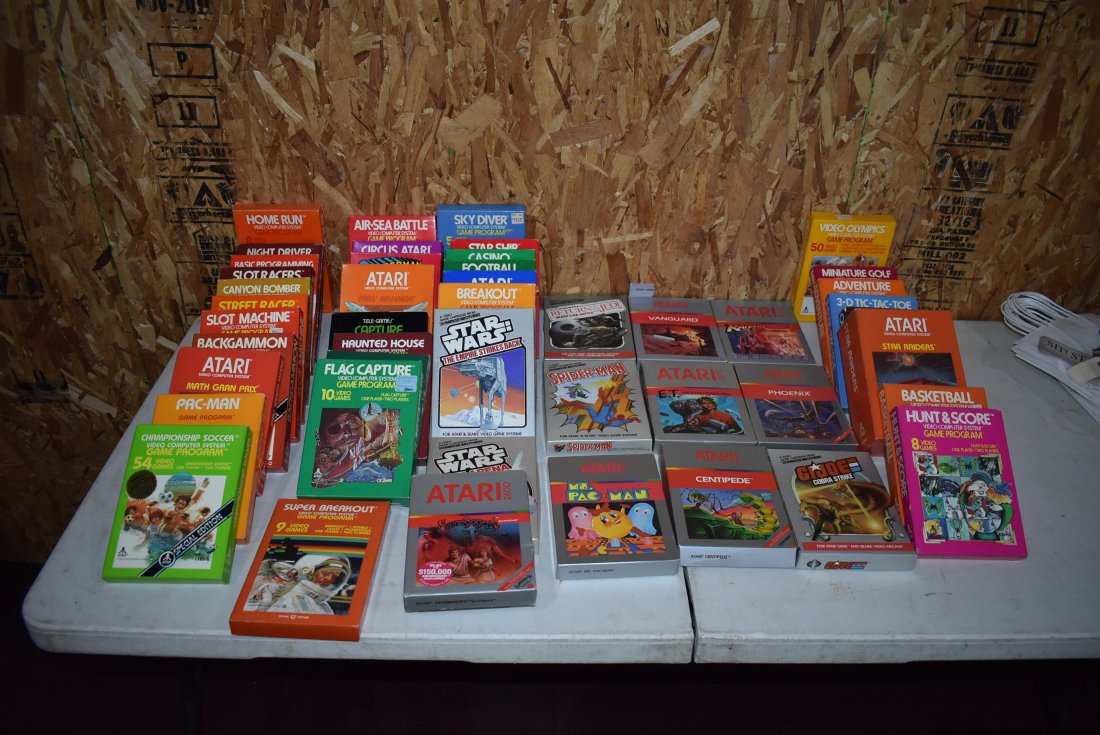 Lot of 40 Vintage Atari Games (1 of 3)