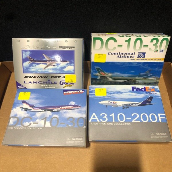 Four Diecast Planes 1:400 (1 of 1)