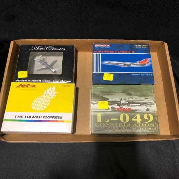 Four Model Diecast Planes (1 of 1)