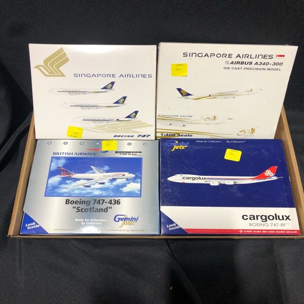 Four Model Airplanes Die-Cast (1 of 2)