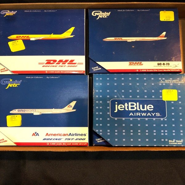 Four Diecast Model Airplanes 1:400 (1 of 2)