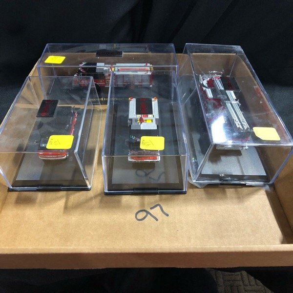 Lot of 4 Code 3 Chicago Fire Dept. Engines (1 of 2)