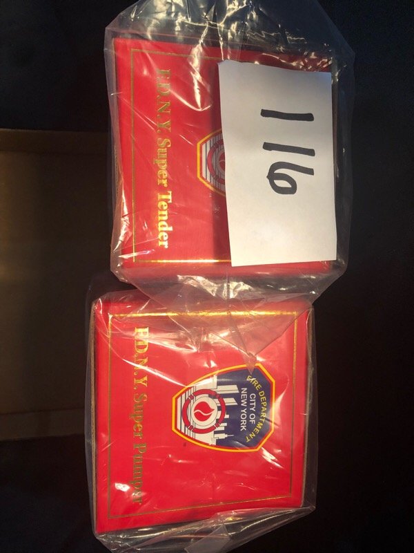 Lot of Two Code 3 FDNY Limited Edition Trucks (1 of 3)