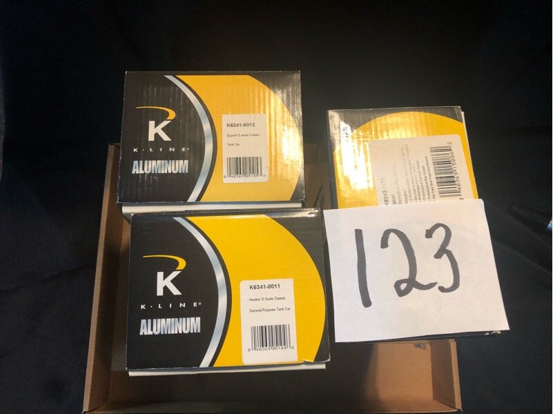 K Line O Scale Lot Aluminum  Train Lot 3 pc. (1 of 2)