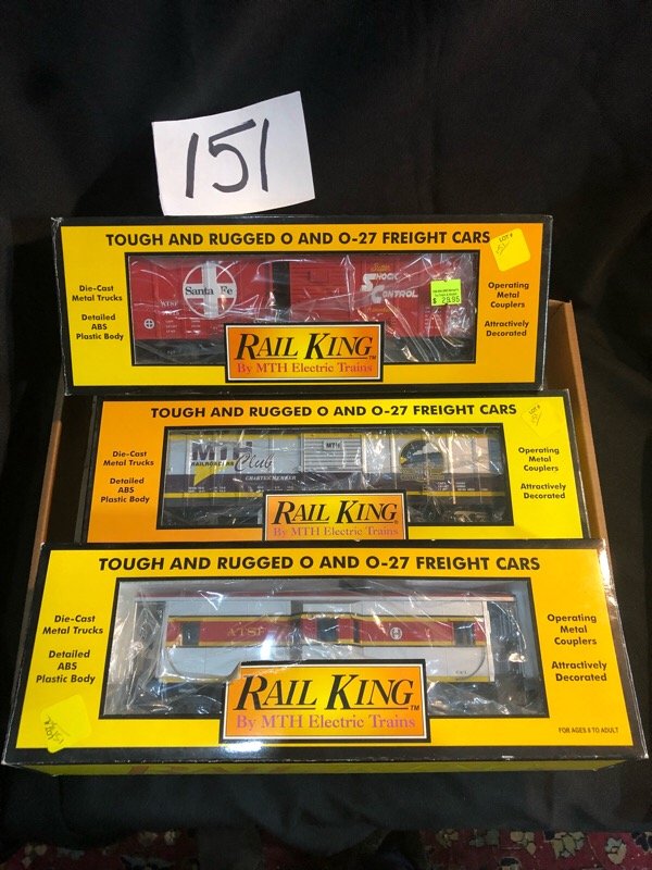 Rail King Train Lot Car Caboose 3pc  30-7716 30-7423 (1 of 2)